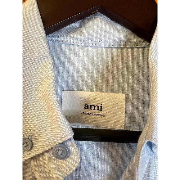 Ami Light Blue Button Down - Picture 3 of 5